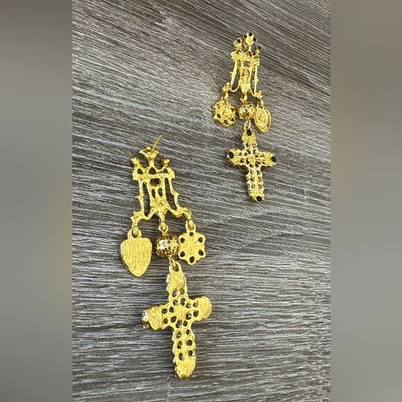 Vintg are style drop earrings A234 - Picture 5 of 5